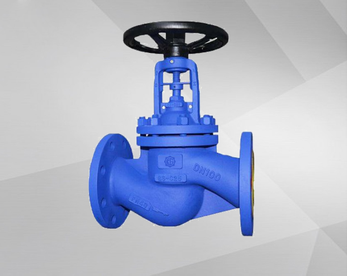 German standard bellows stop valve