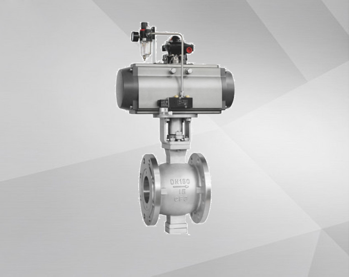 V-type regulating ball valve